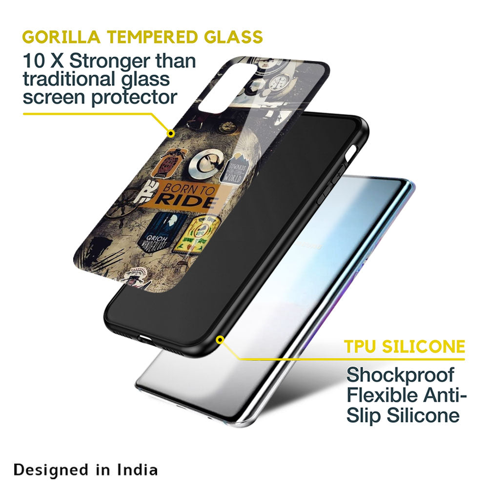 Ride Mode On Glass Case for Samsung Galaxy M13