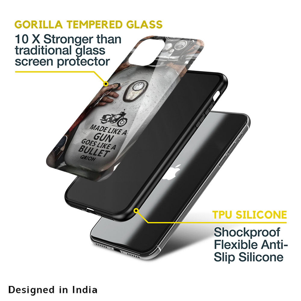 Royal Bike Glass Case for Apple iPhone XS Max