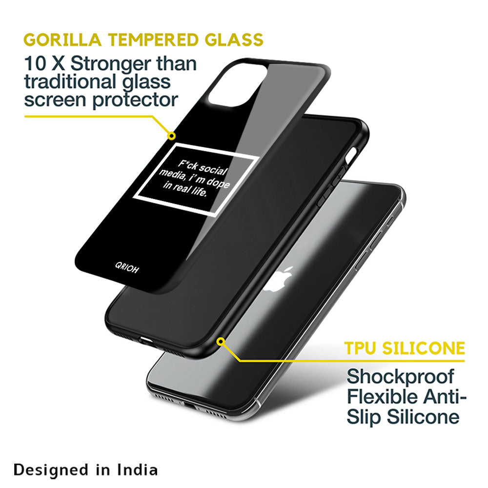 Dope In Life Glass Case for Apple iPhone XS Max