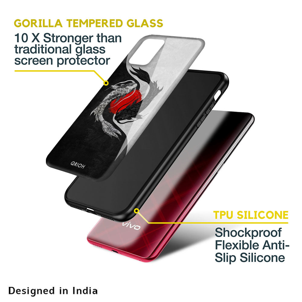Japanese Art Glass Case for Vivo V15 Pro