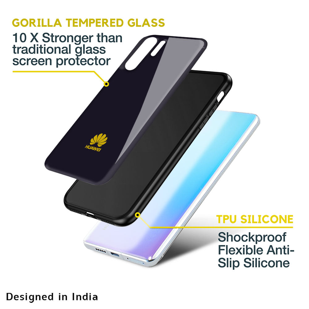 Deadlock Black Glass Case For Huawei P30 Pro