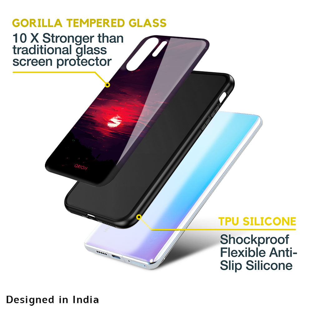 Morning Red Sky Glass Case For Huawei P30 Pro