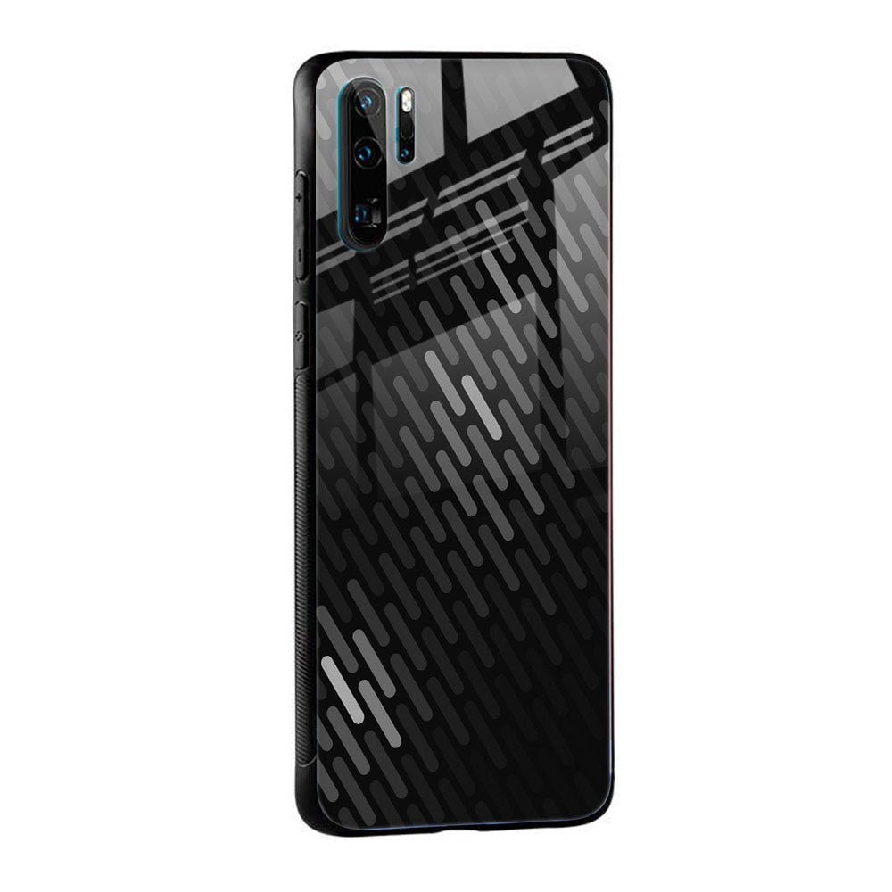 Dark Abstract Pattern Glass Case For Huawei P30 Pro