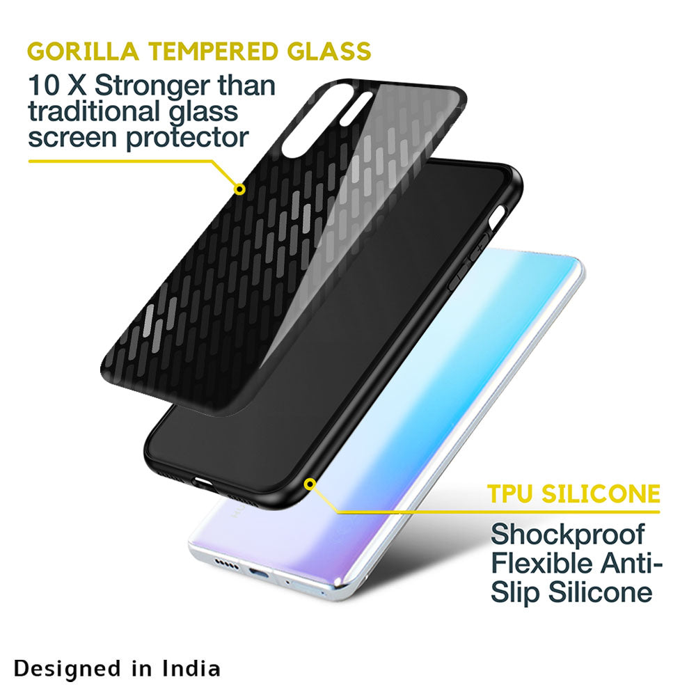 Dark Abstract Pattern Glass Case For Huawei P30 Pro