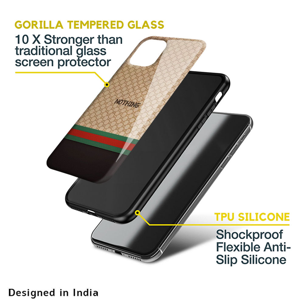 High End Fashion Glass case for Nothing Phone (1)