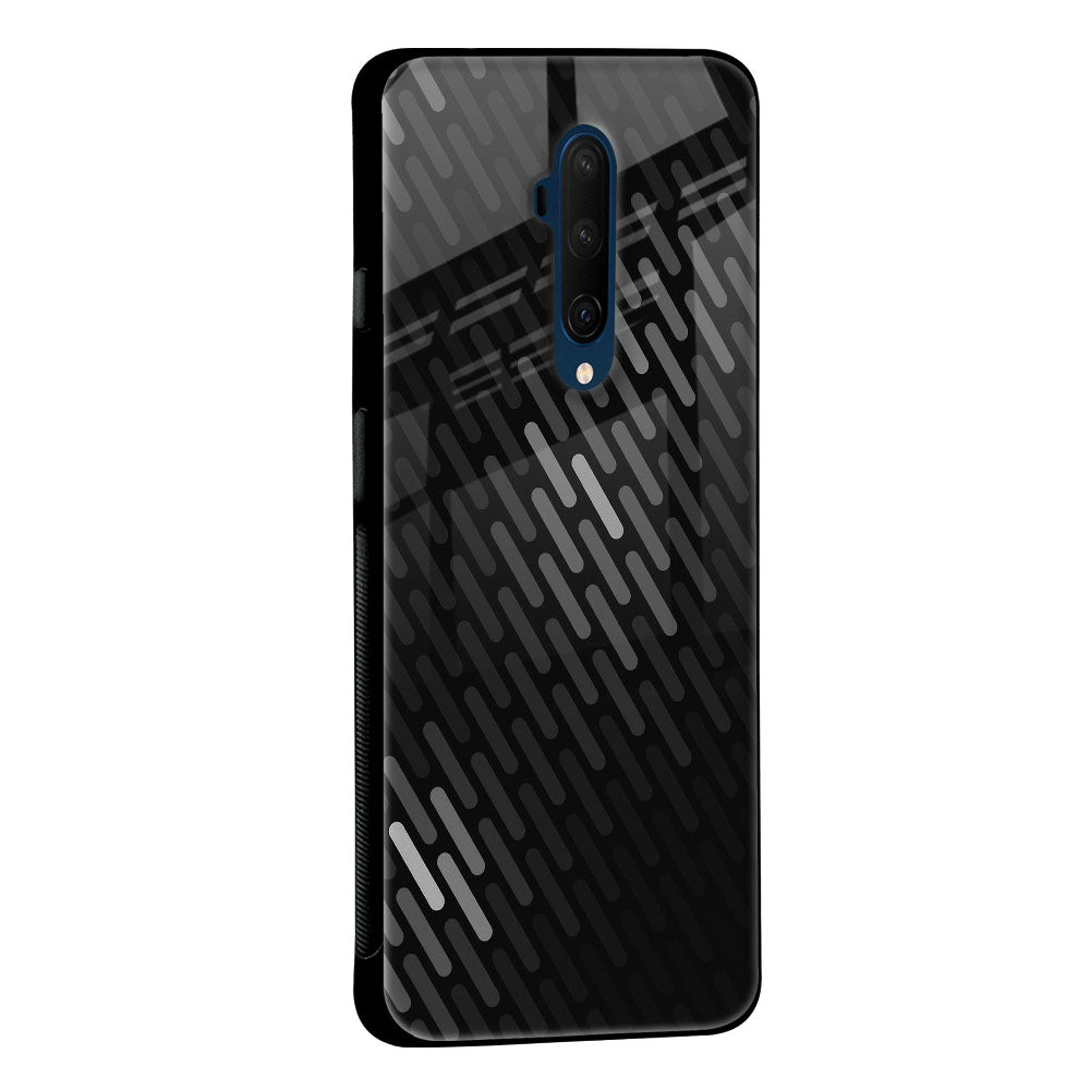 Dark Abstract Pattern Glass Case For OnePlus 6T