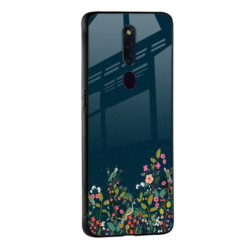 Small Garden Glass Case For Oppo F11 Pro