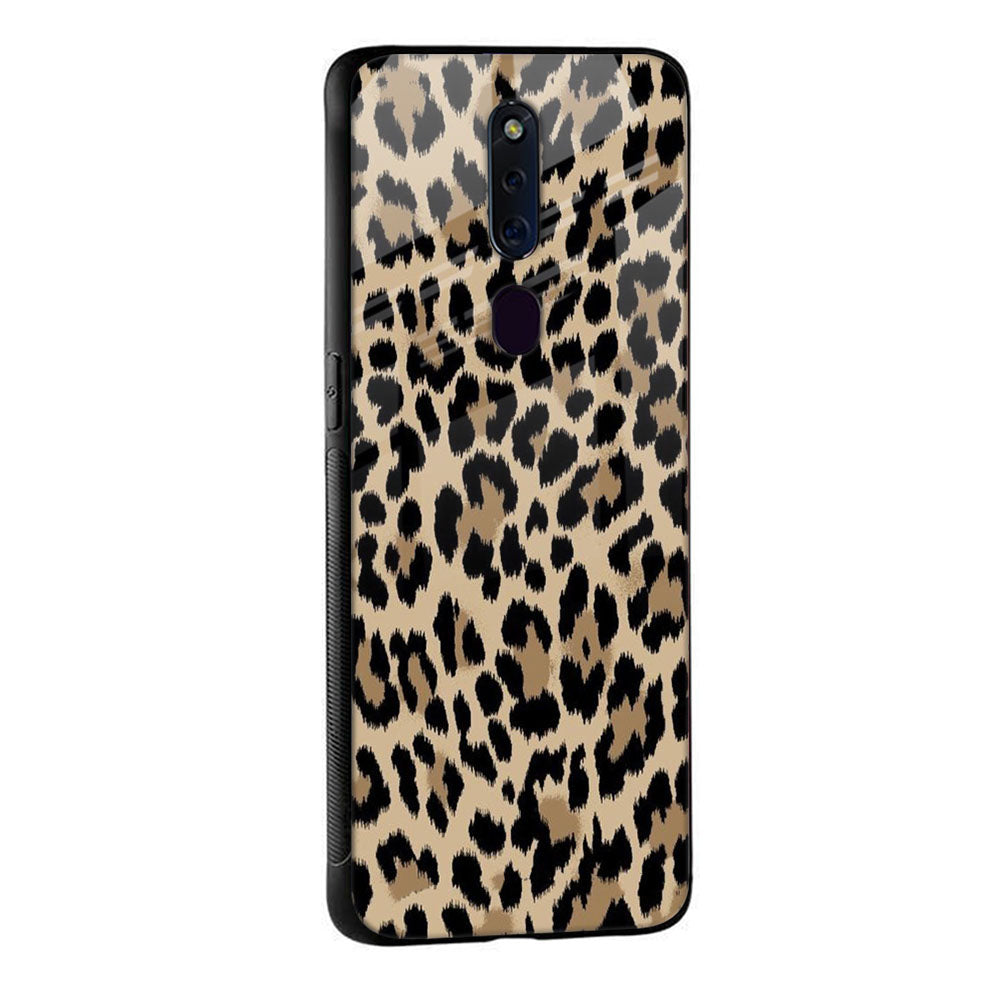 Leopard Seamless Glass Case For Oppo Reno4 Pro