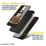 Tea With Kitty Glass Case For Oppo Reno8 Pro 5G