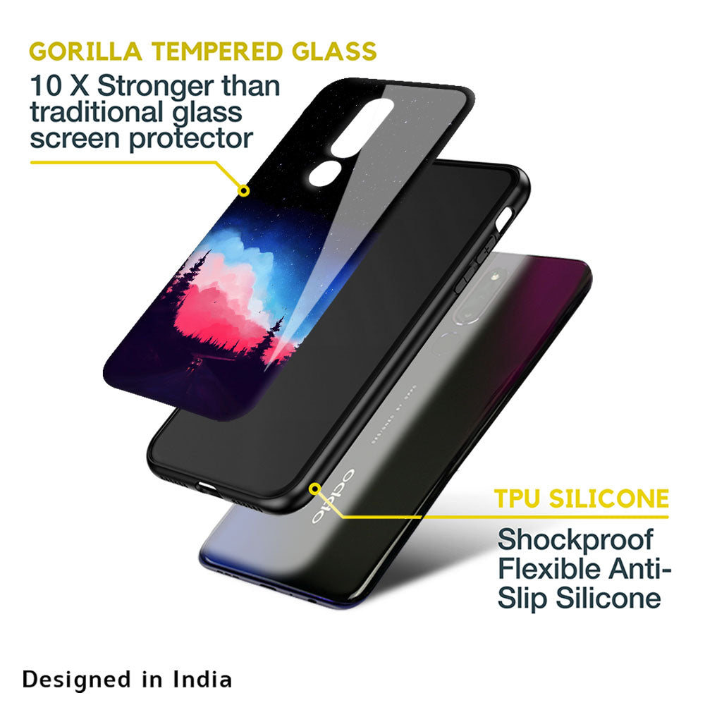 Drive In Dark Glass Case For Oppo F11 Pro