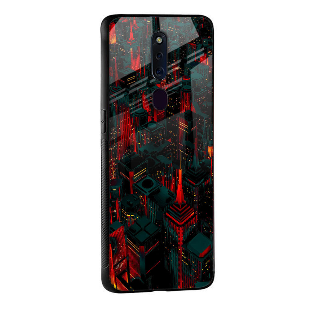 City Light Glass Case For Oppo Reno4 Pro