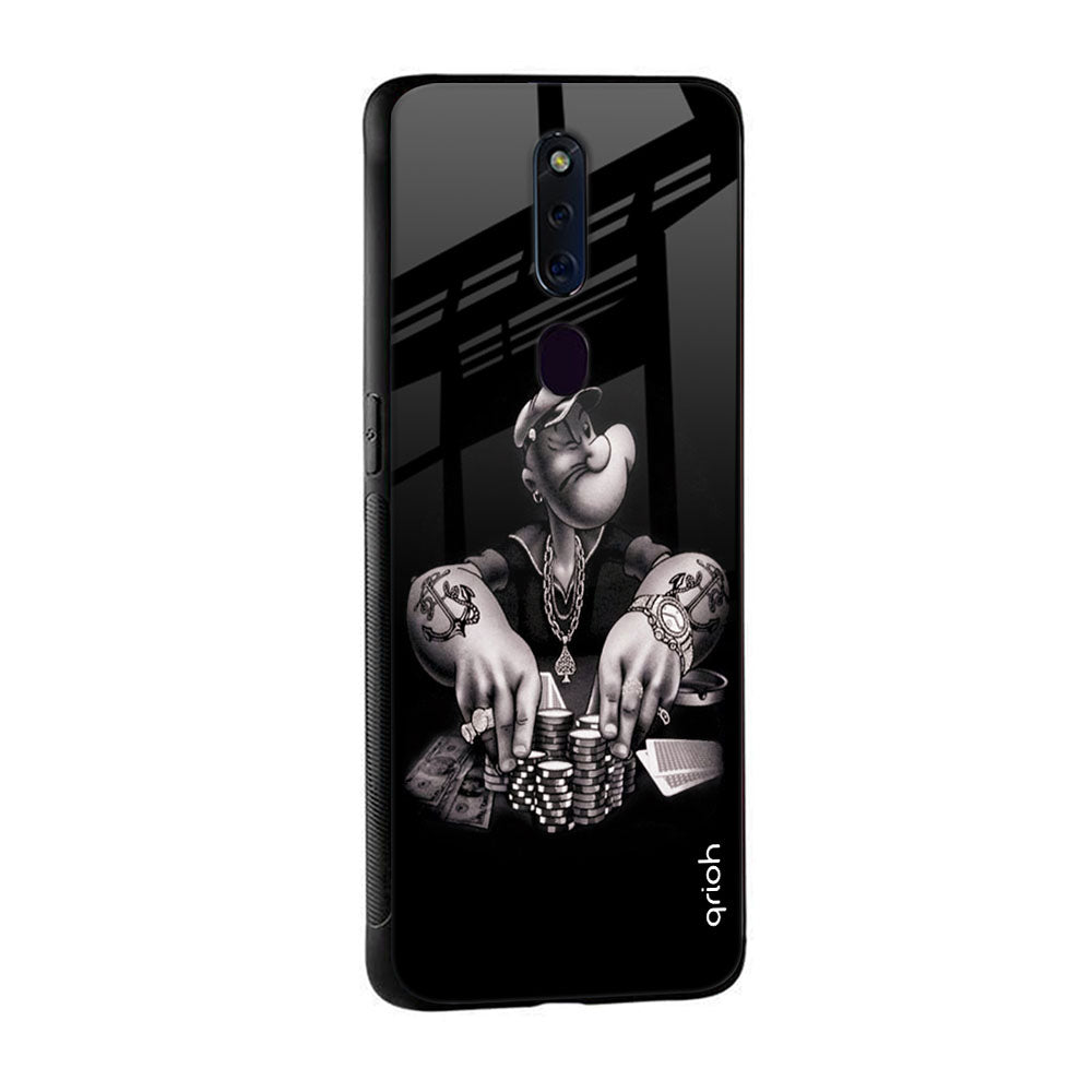 Gambling Problem Glass Case For Oppo A36