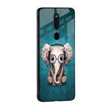 Adorable Baby Elephant Glass Case For Oppo Reno8 5G