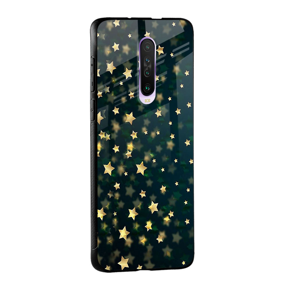 Dazzling Stars Glass Case For Poco M5