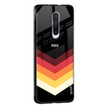 Abstract Arrow Pattern Glass Case For Poco X3