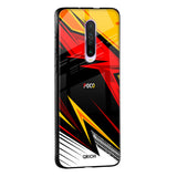 Race Jersey Pattern Glass Case For Poco X3