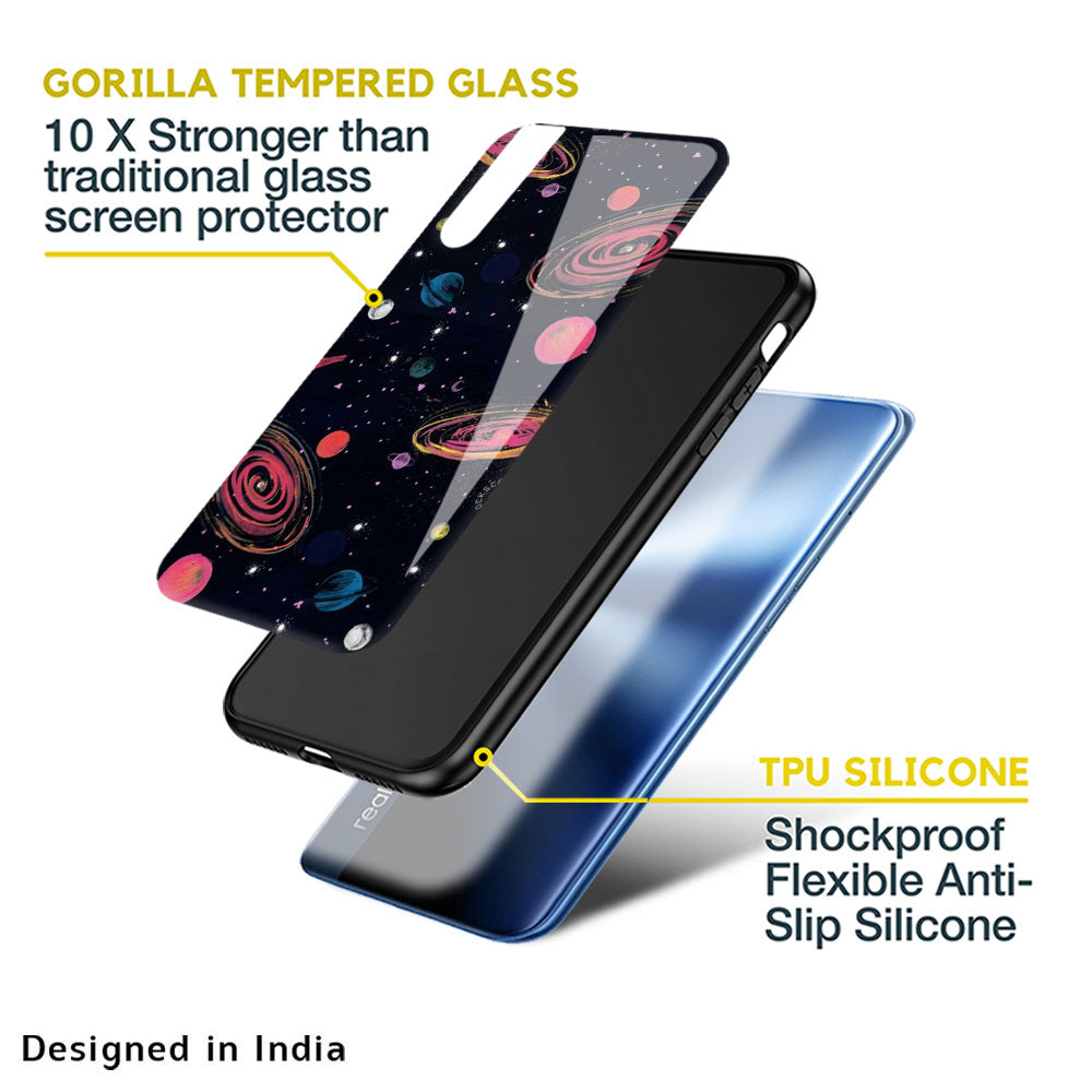 Galaxy In Dream Glass Case For Realme 9 5G