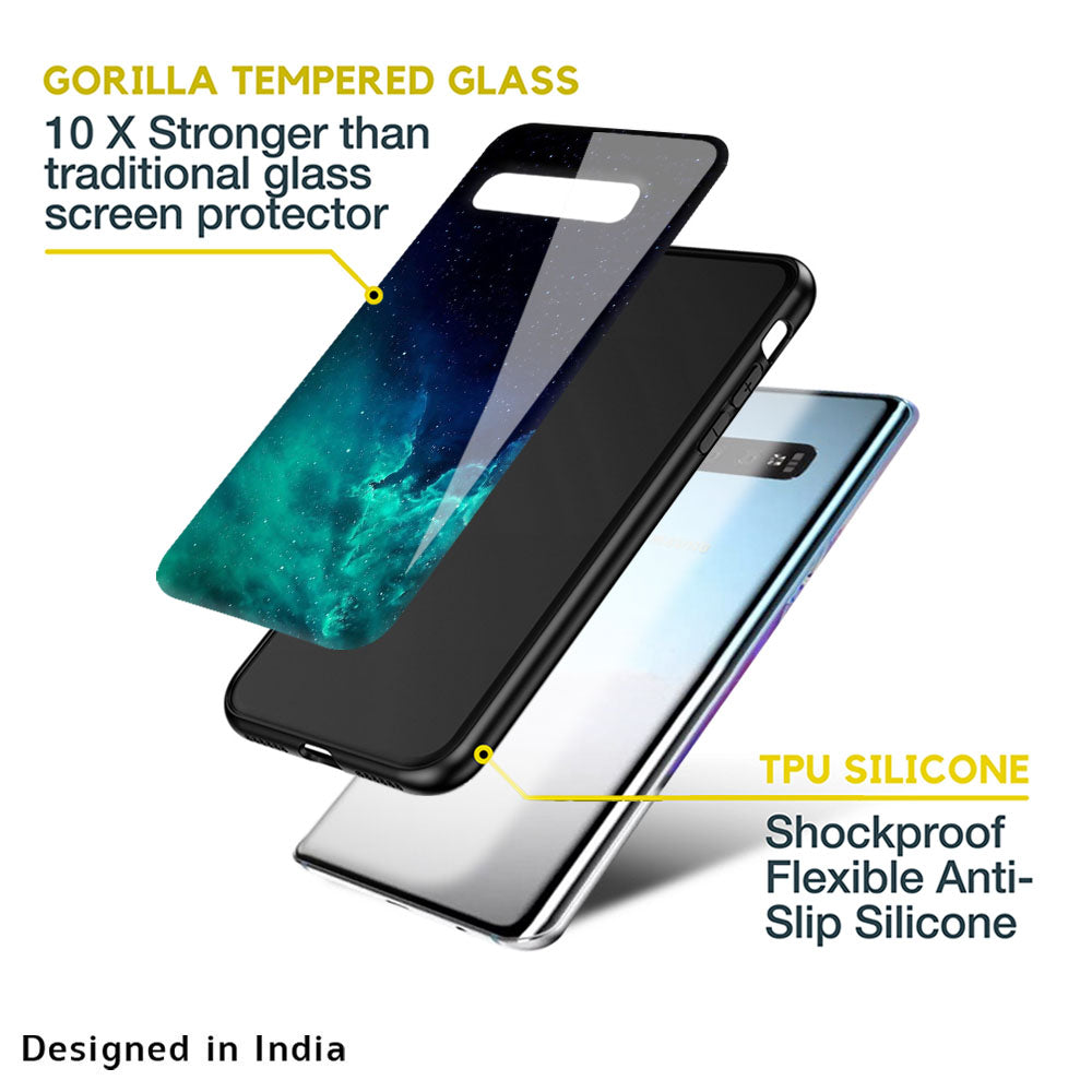 Winter Sky Zone Glass Case For Samsung Galaxy M13