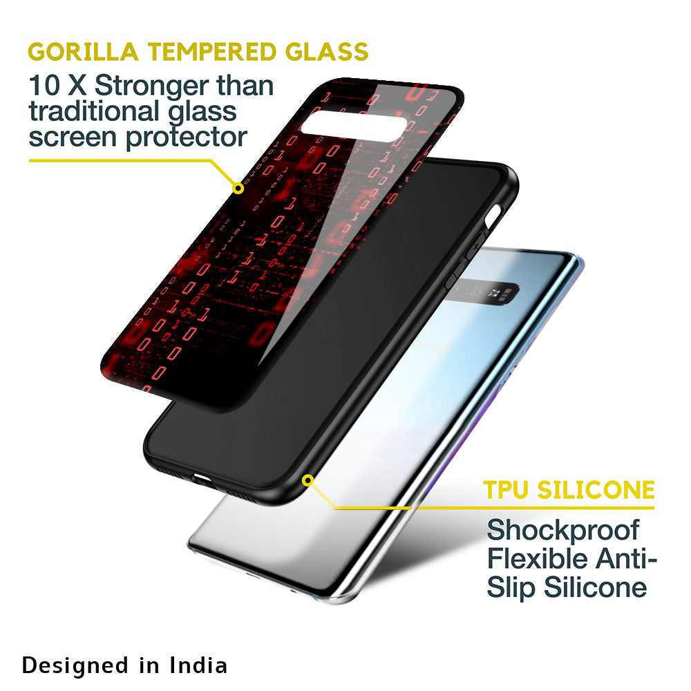 Let's Decode Glass Case For Samsung Galaxy F41