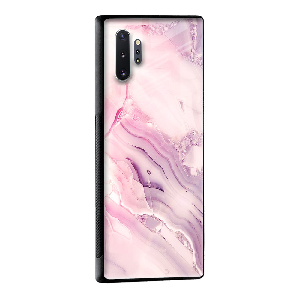 Diamond Pink Gradient Glass Case For Samsung Galaxy M13