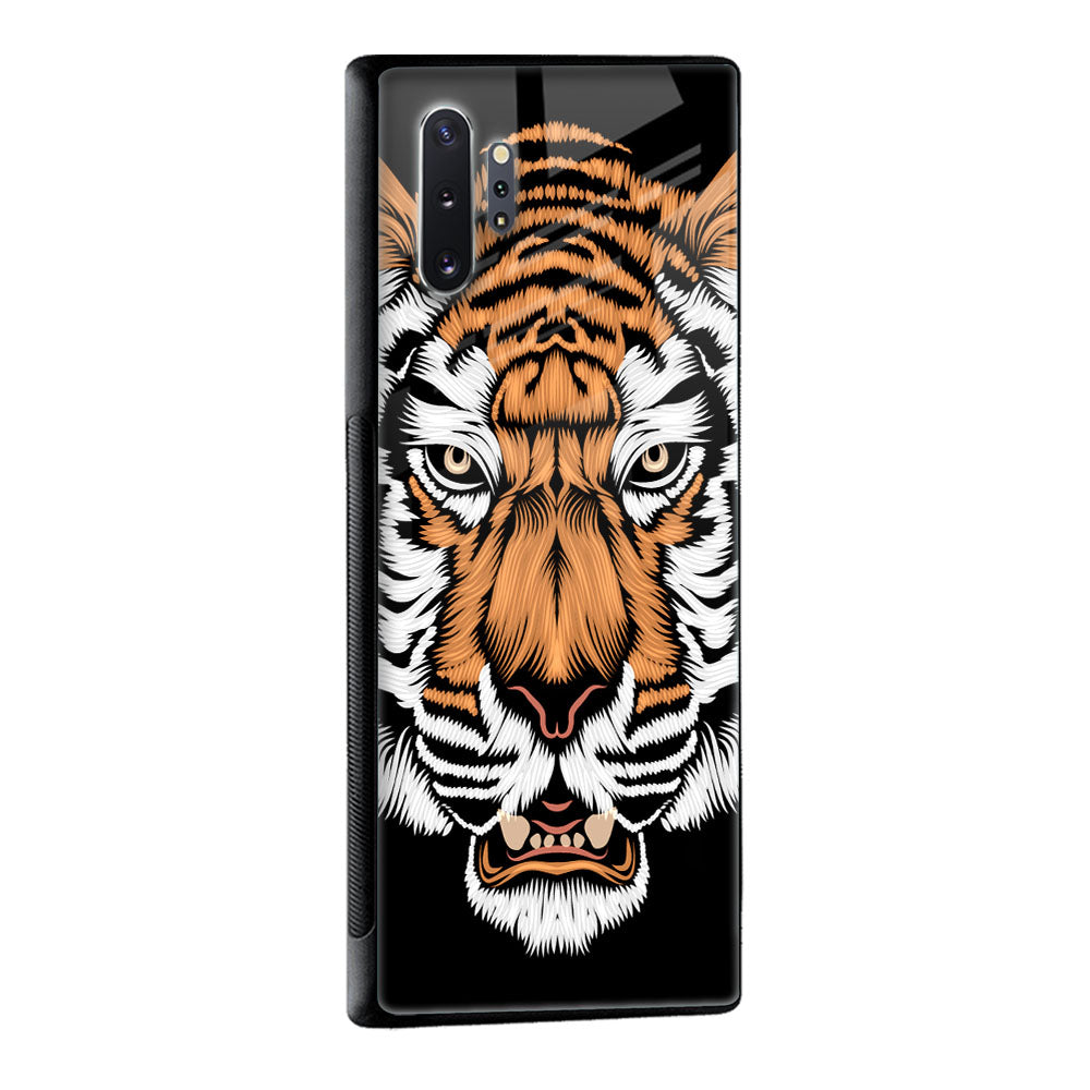 Angry Tiger Glass Case For Samsung Galaxy M13