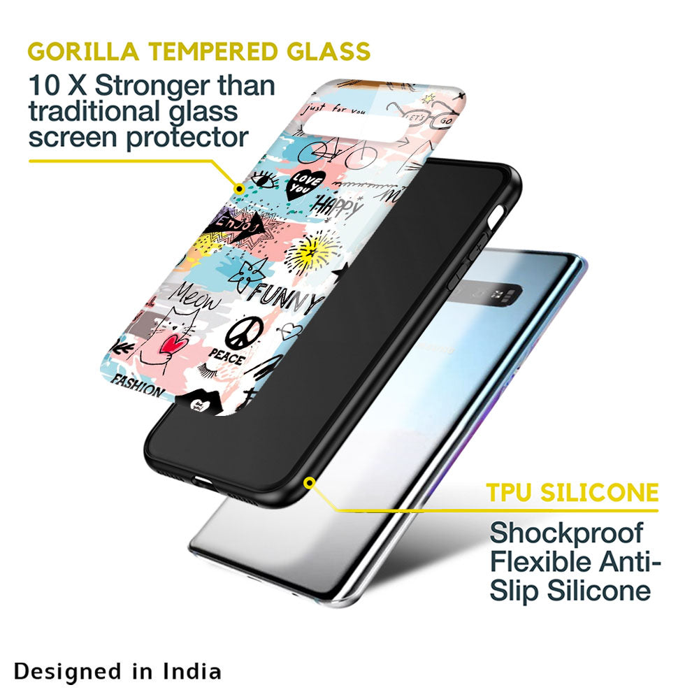 Just For You Glass Case For Samsung Galaxy M13