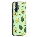 Avocado Green Glass Case For Vivo V21e