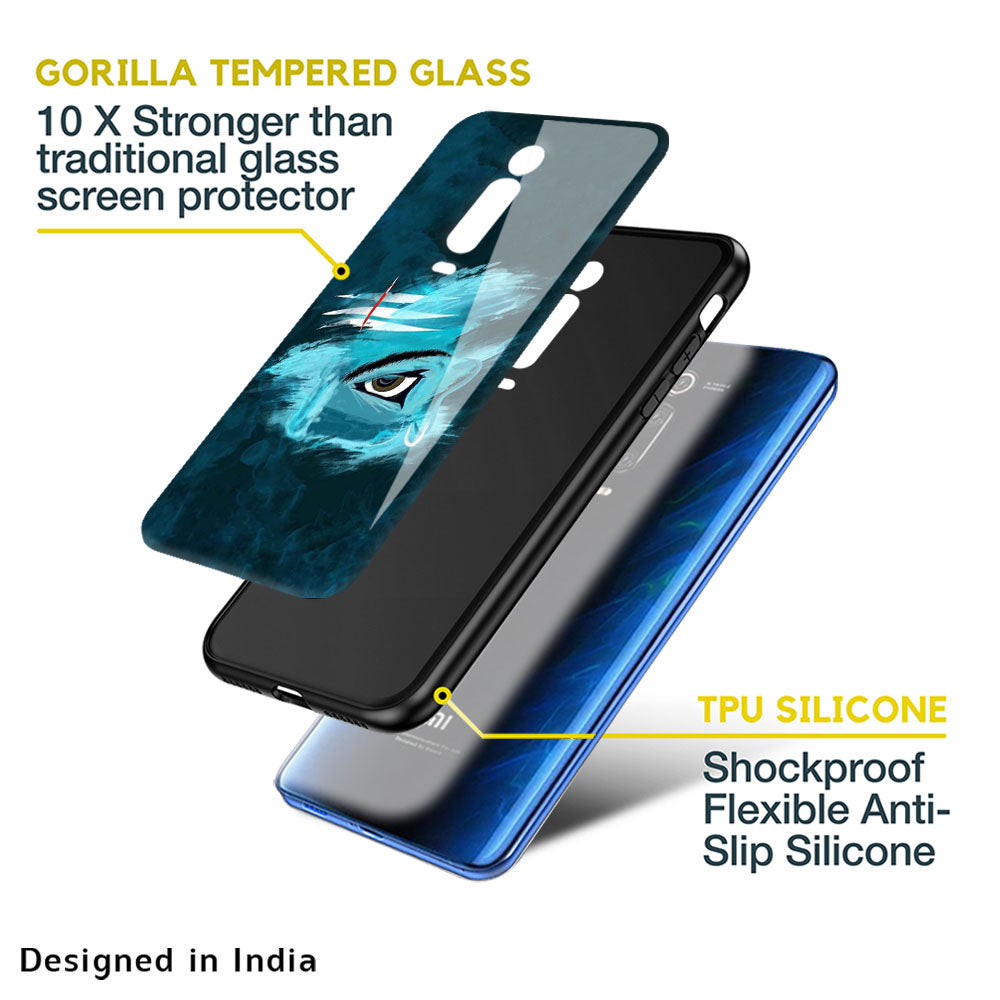 Power Of Trinetra Glass Case For Redmi A1
