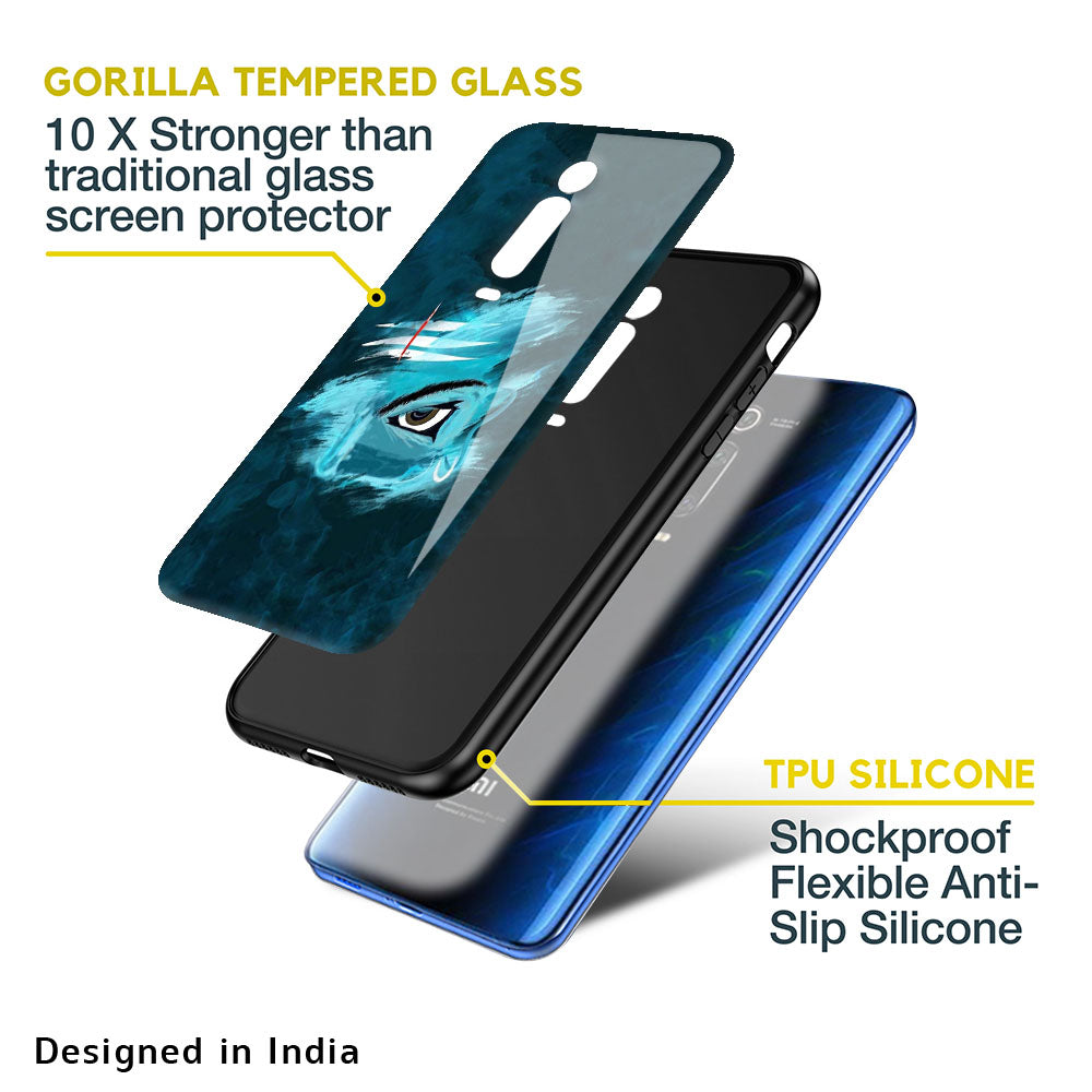 Power Of Trinetra Glass Case For Redmi Note 10 Pro Max