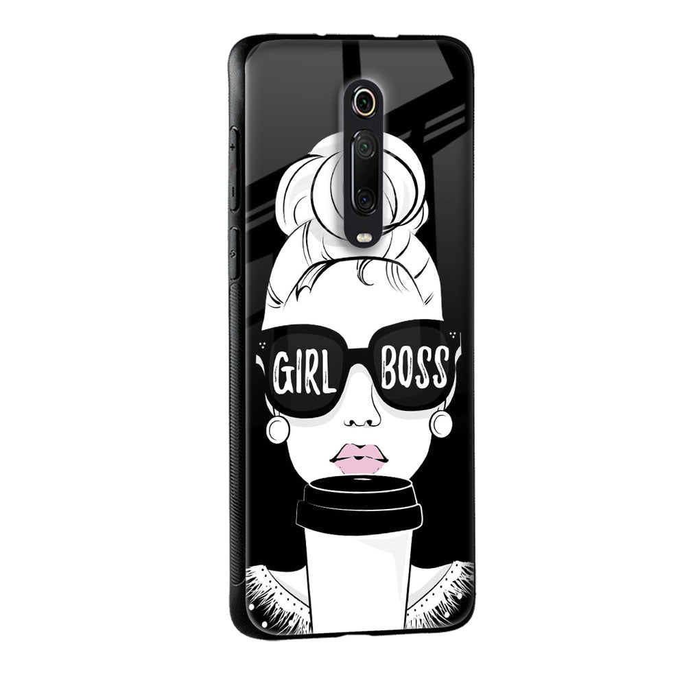 Girl Boss Glass Case For Redmi Note 10 Pro Max