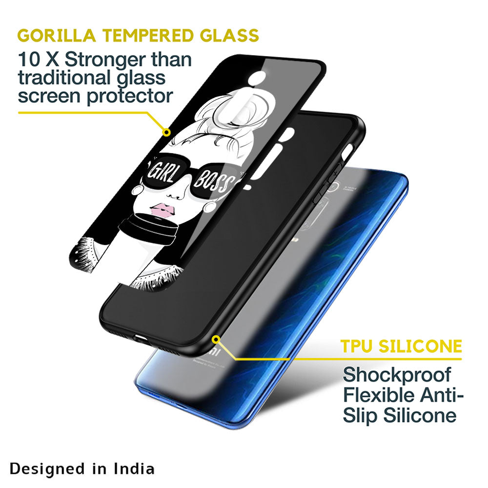 Girl Boss Glass Case For Redmi A1