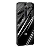 Black & Grey Gradient Glass Case For Redmi Note 9 Pro Max
