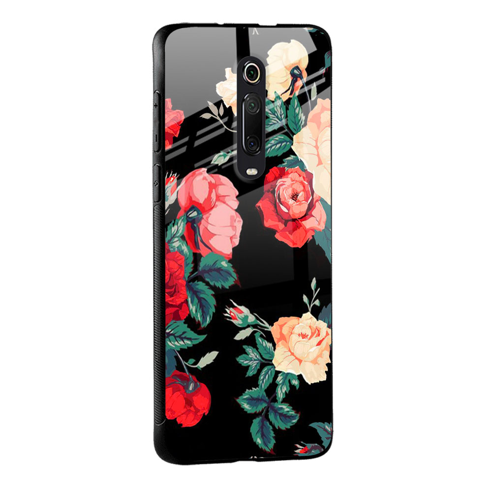 Floral Bunch Glass Case For Redmi A1