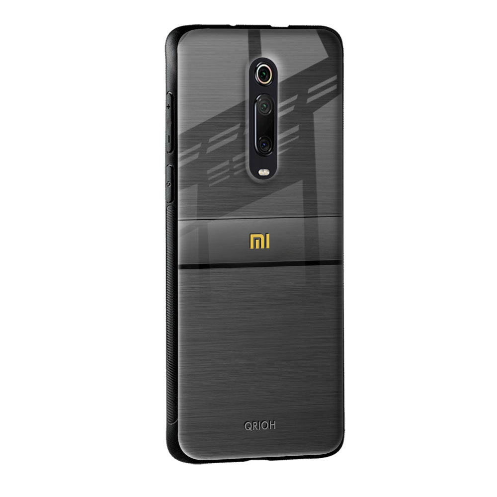 Grey Metallic Glass Case For Redmi Note 10 Pro Max