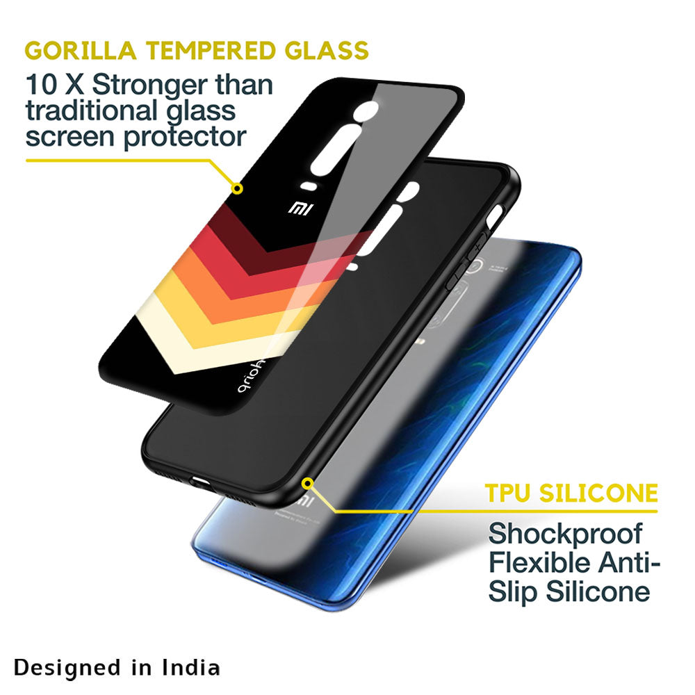 Abstract Arrow Pattern Glass Case For Mi 12 Pro 5G