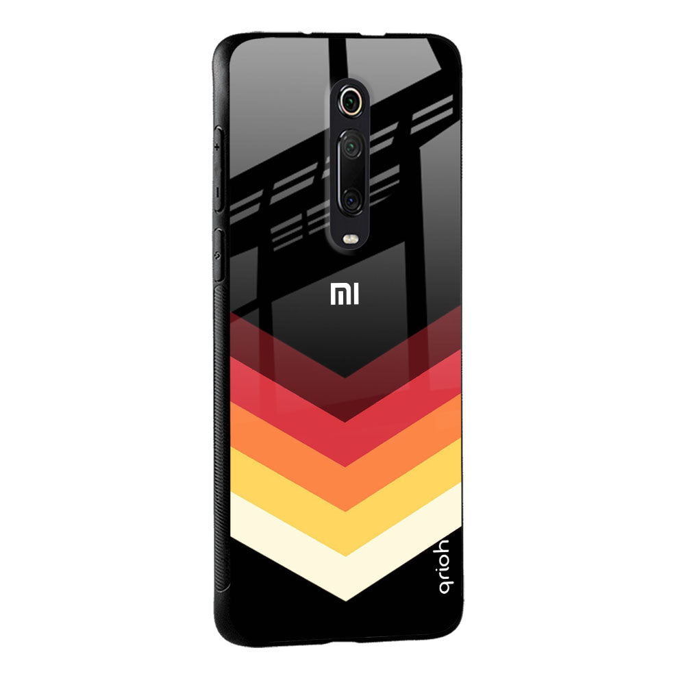Abstract Arrow Pattern Glass Case For Mi 12 Pro 5G