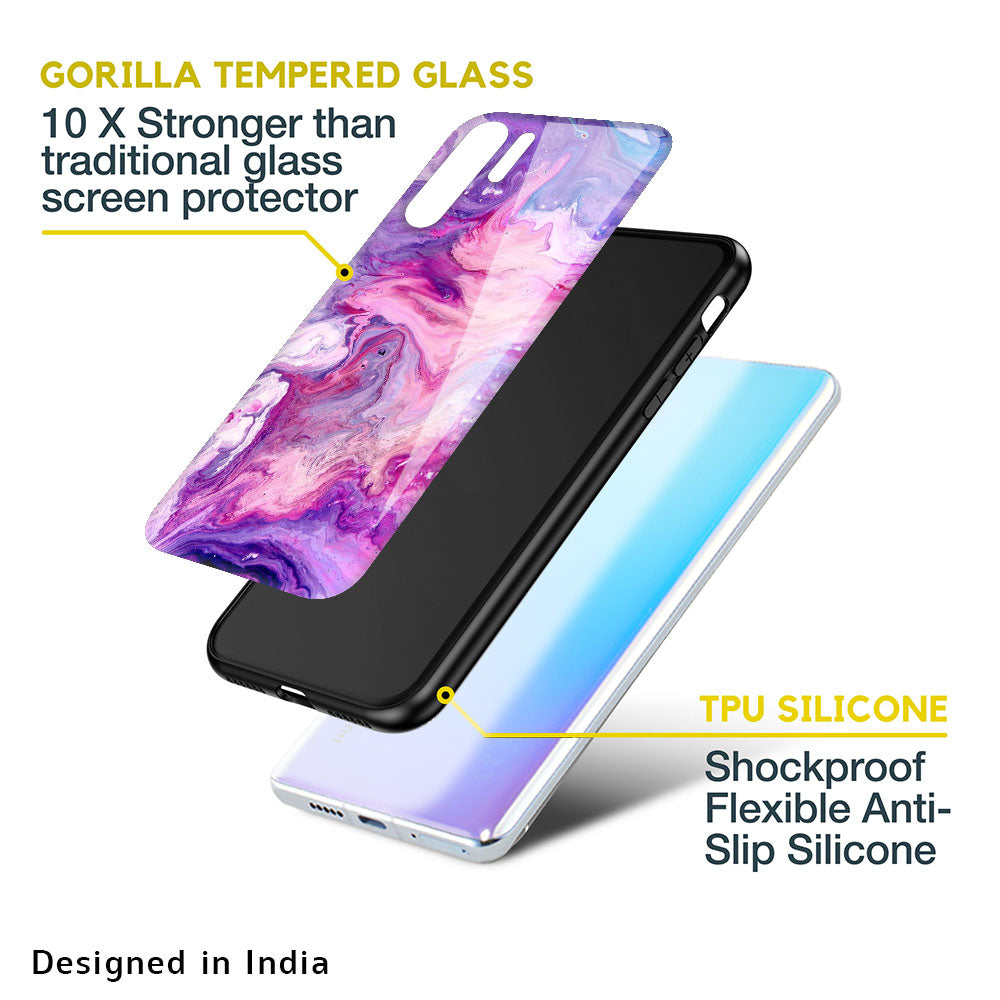 Cosmic Galaxy Glass Case for Huawei P40 Pro