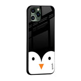 Cute Penguin Glass Case for iPhone 13 mini