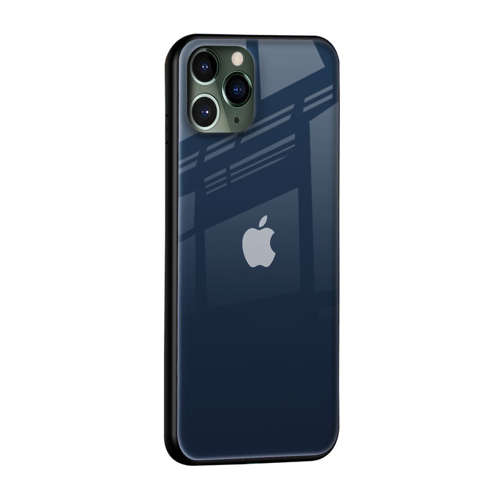 Overshadow Blue Glass Case For iPhone XS Max