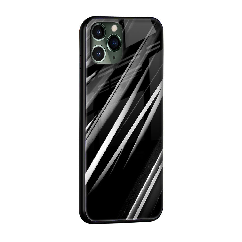 Black & Grey Gradient Glass Case For iPhone XS Max