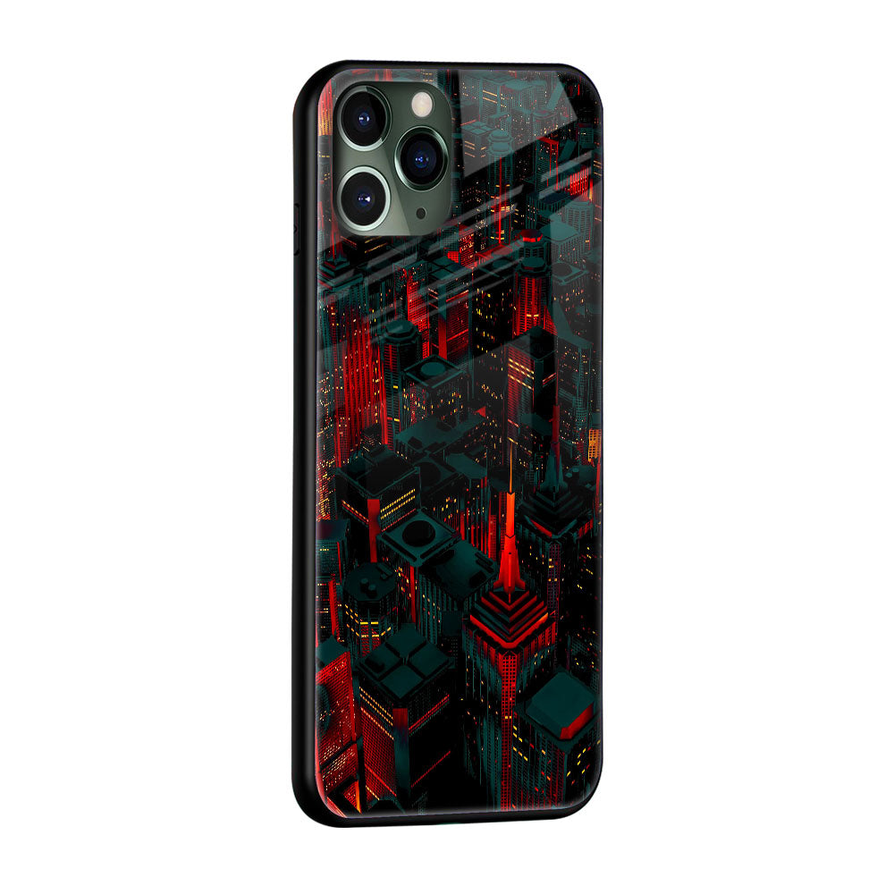 City Light Glass Case For iPhone XS Max