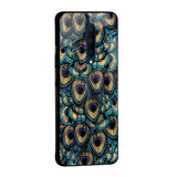 Peacock Feathers Glass case for OnePlus 8