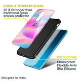 Colorful Waves Glass Case for OnePlus Nord 2