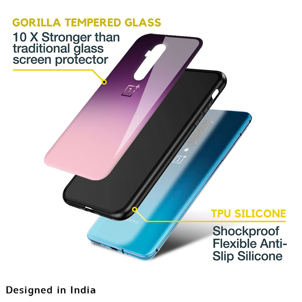 Purple Gradient Glass case for OnePlus 10T 5G
