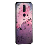 Space Doodles Glass Case for Oppo F11 Pro
