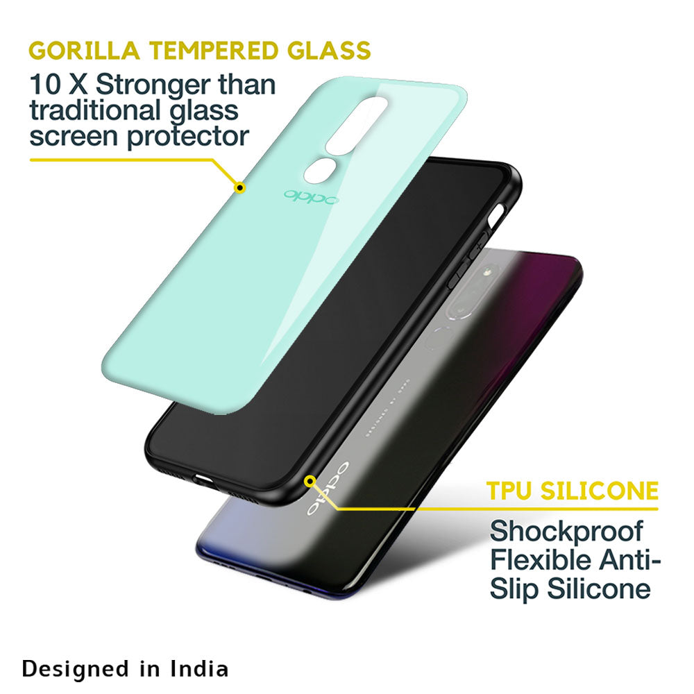 Teal Glass Case for OPPO A77s