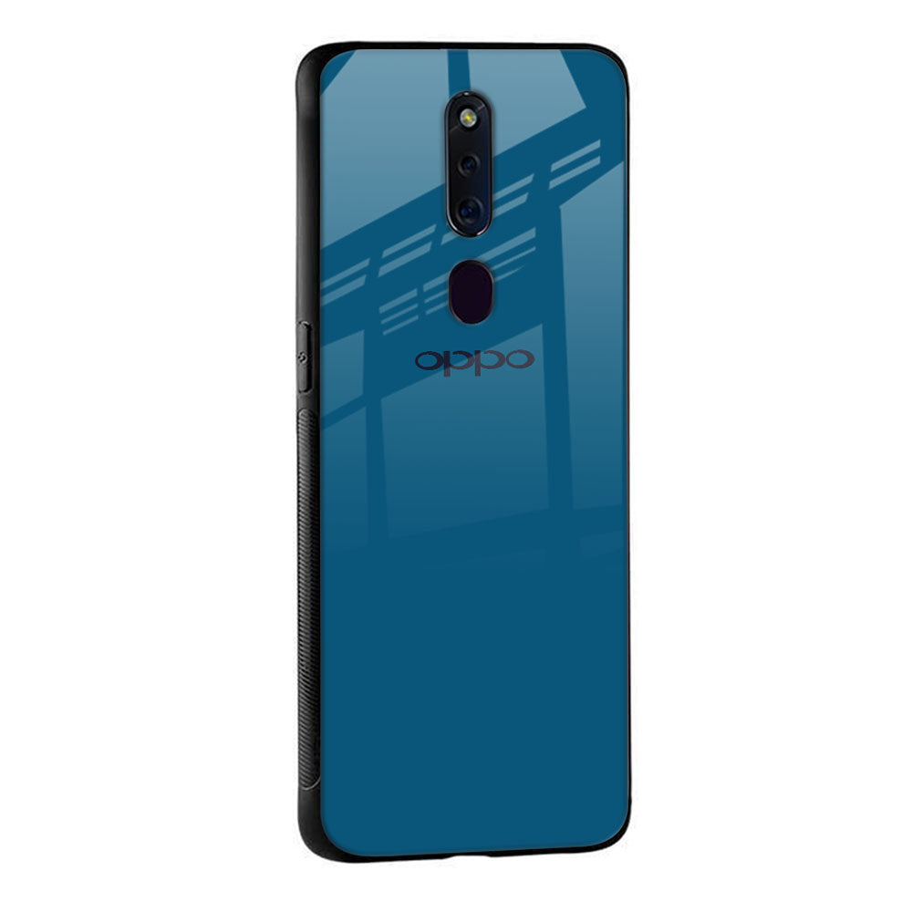 Cobalt Blue Glass Case for OPPO A77s