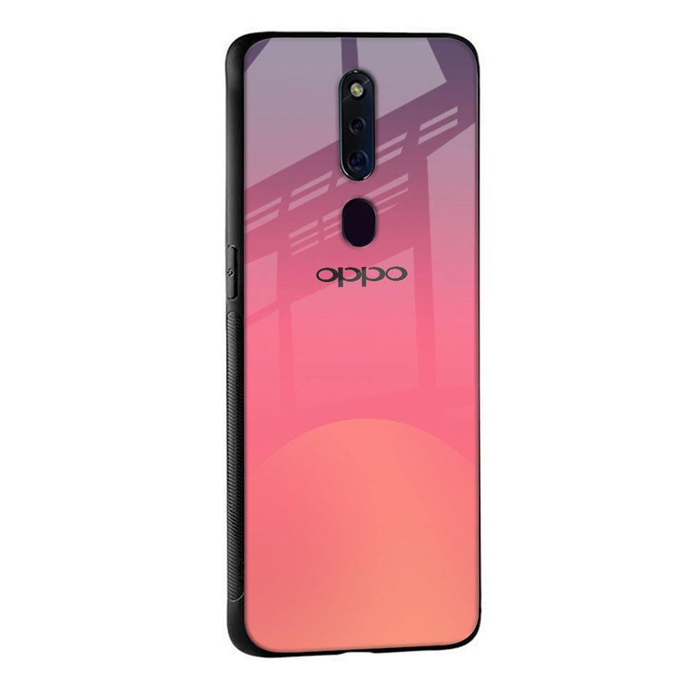 Sunset Orange Glass Case for Oppo A33
