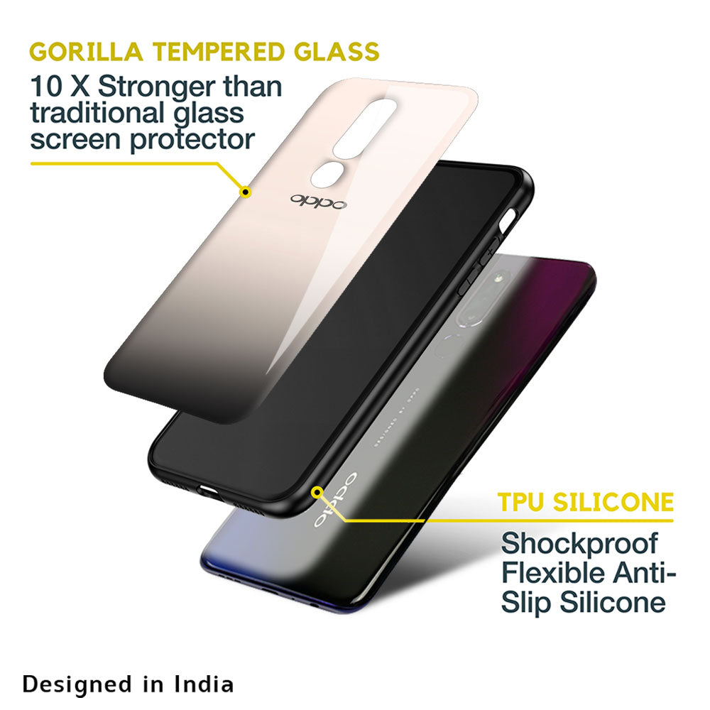 Dove Gradient Glass Case for Oppo Reno4 Pro