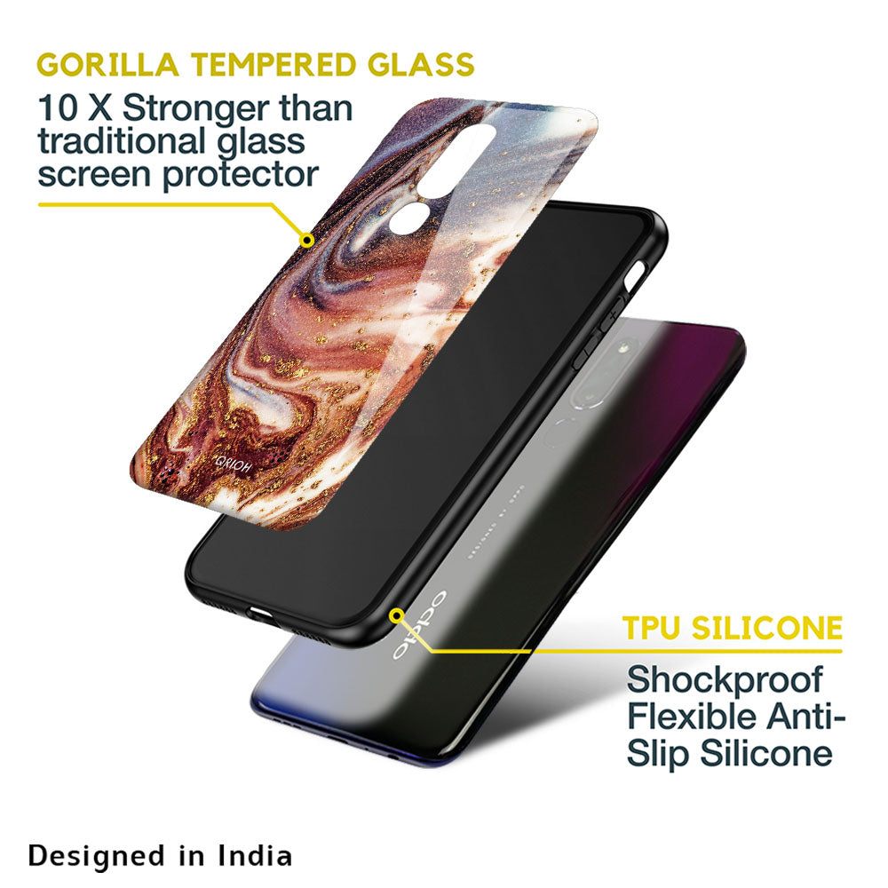 Exceptional Texture Glass Case for Oppo Reno4 Pro